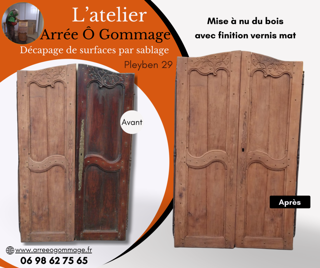 Décapage sablage par Aérogommage Pleyben